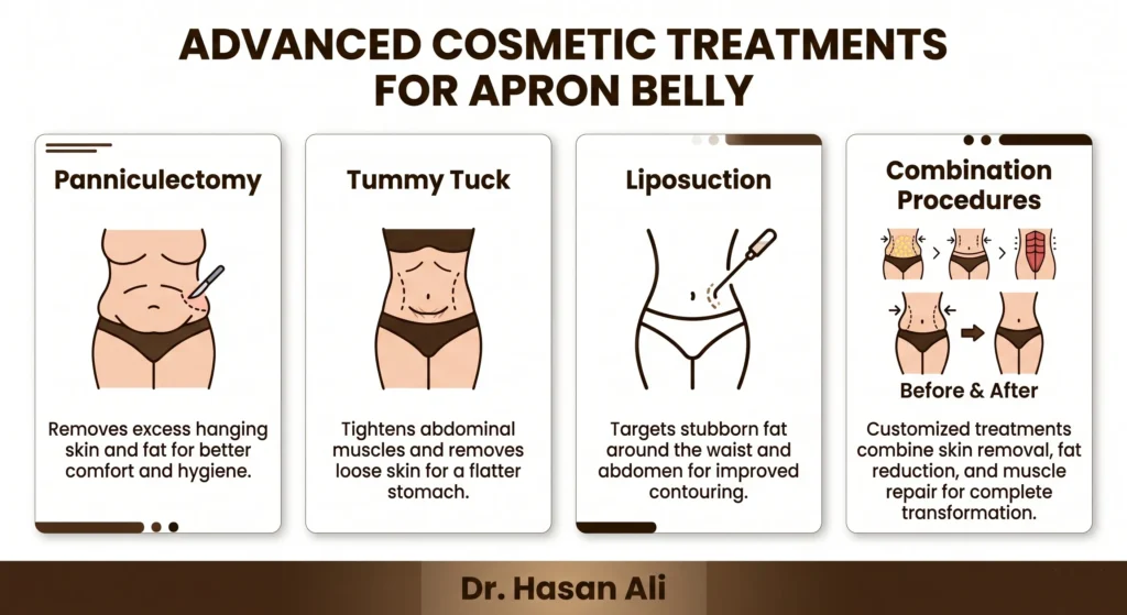how to get rid of apron belly